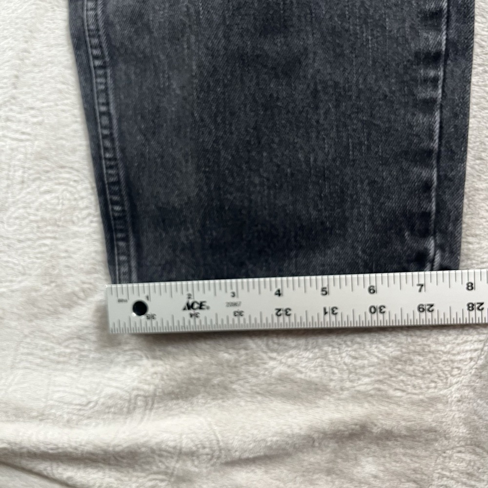 BDG Urban Outfitters High Rise Baggy Jeans Womens 27 Petite Black Distressed - Picture 5 of 8